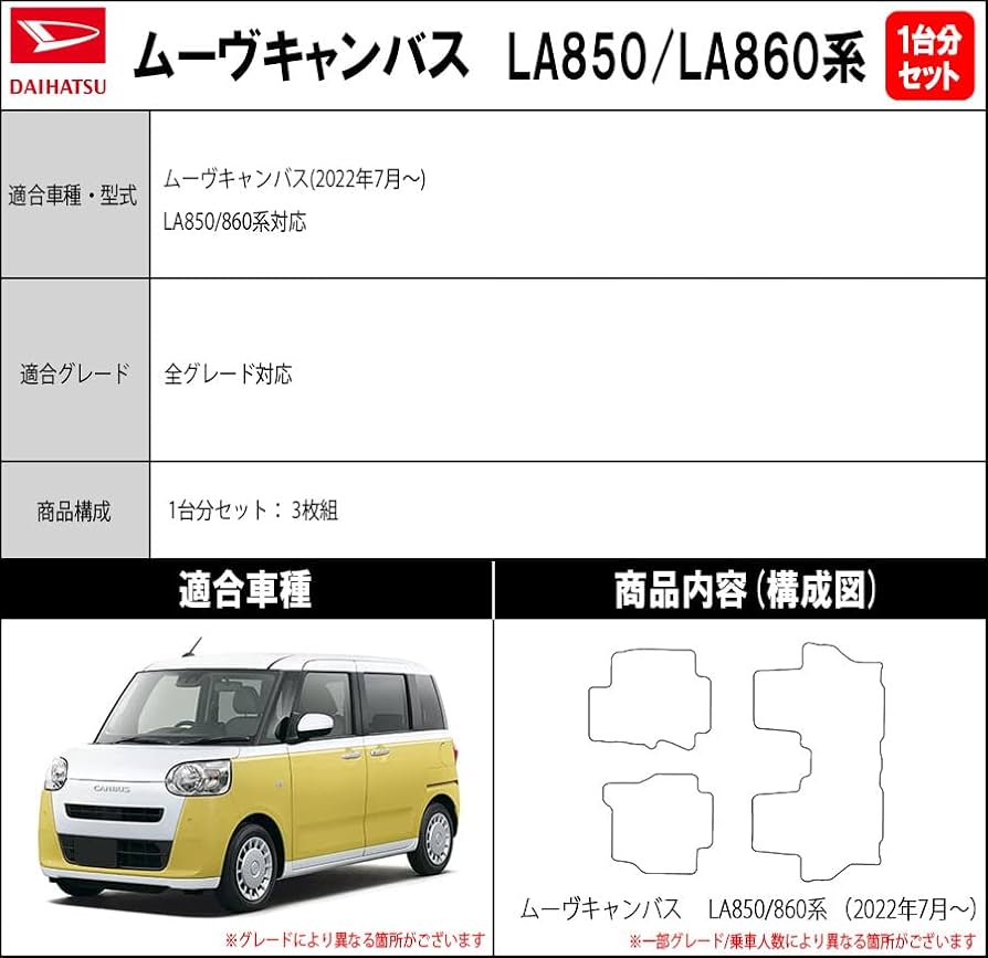 ダイハツ　ムーヴキャンバス　羊毛フェルト 公式】ムーヴ キャンバスの外観・室内空間｜ダイハツ